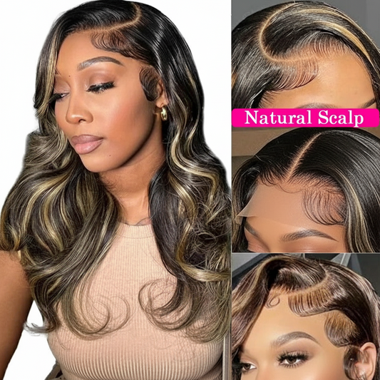 13x6 HD Lace Ombre Body Wave Wig